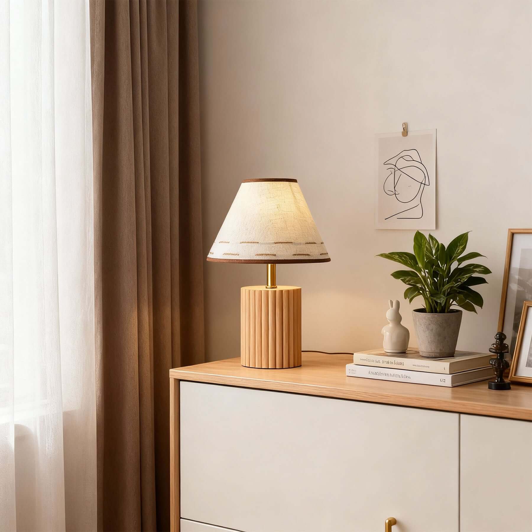Teyno Fabric Table Lamp