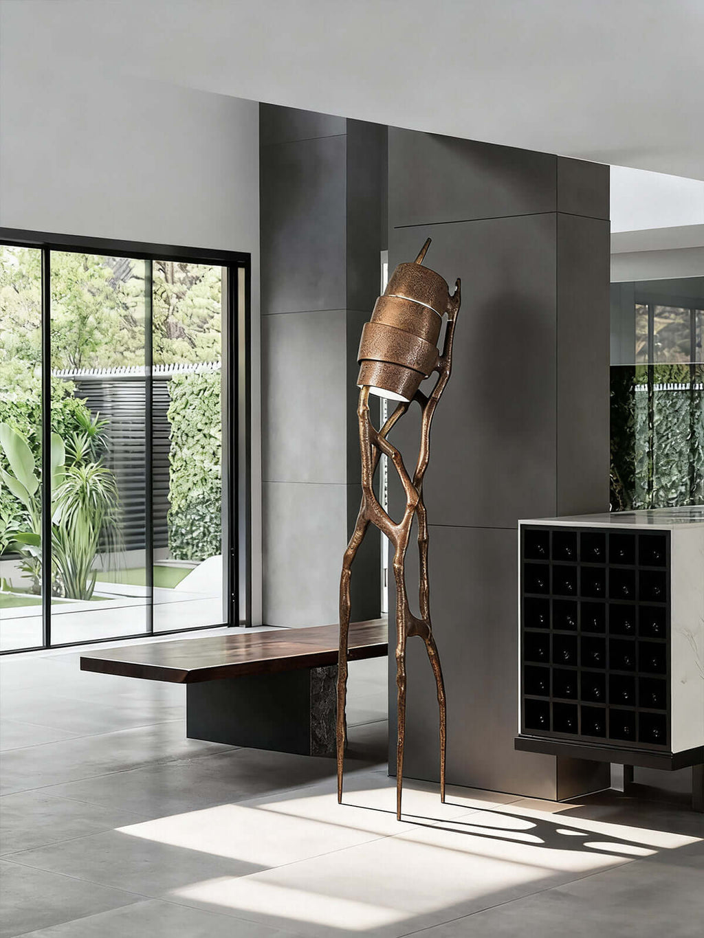 Teyra Sculpture Floor Lamp