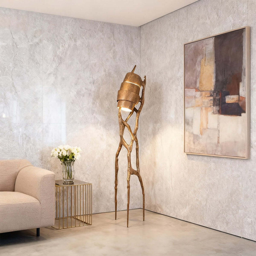 Teyra Sculpture Floor Lamp