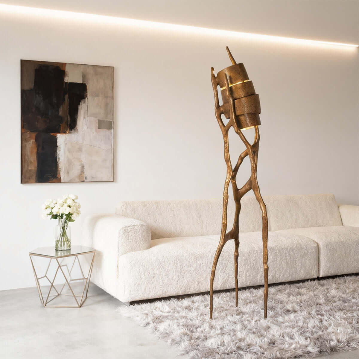 Teyra Sculpture Floor Lamp
