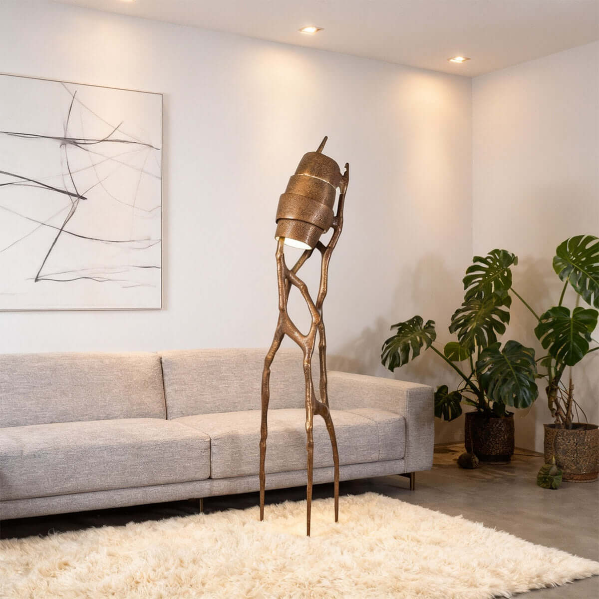 Teyra Sculpture Floor Lamp