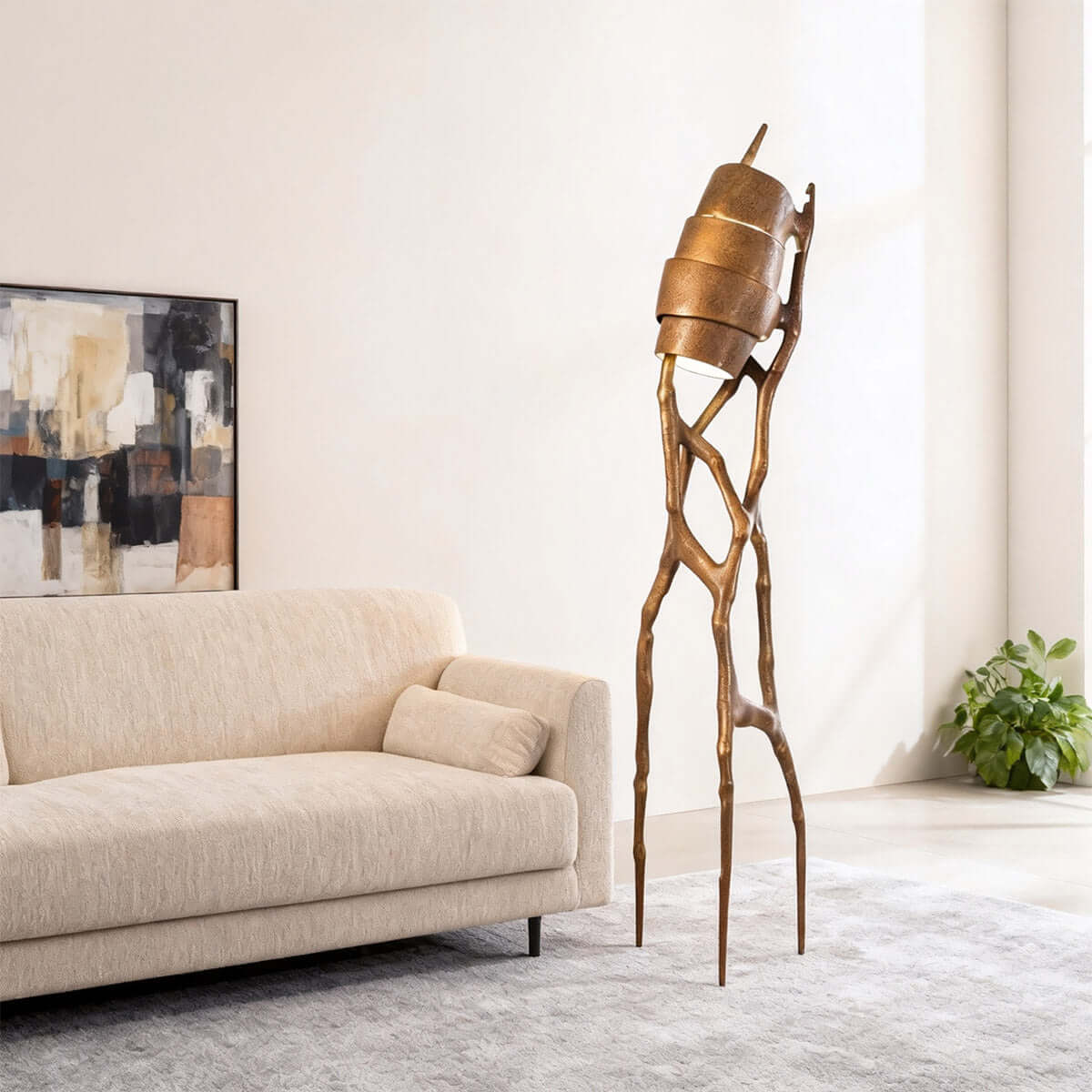 Teyra Sculpture Floor Lamp