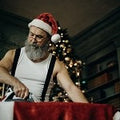 Santa's Man Cave