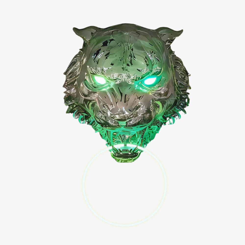 Tiger Head Wall Sconce