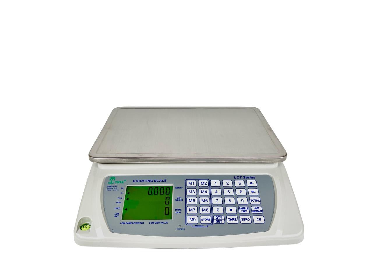 TREE LCT x 33 LARGE COUNTING SCALE, 33 lb x 0.0005 lb