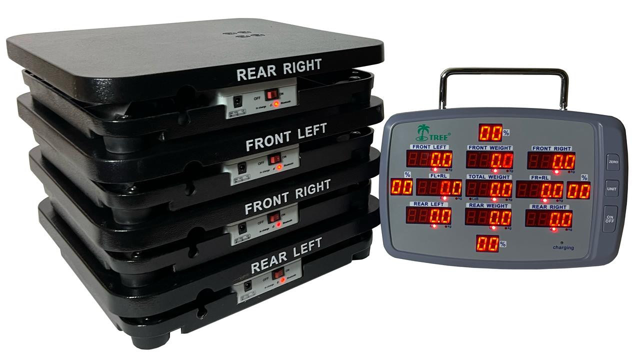 TREE MRC-2000 BLUETOOTH GO KART SCALE SYSTEM, 2000 lb x 0.2 lb
