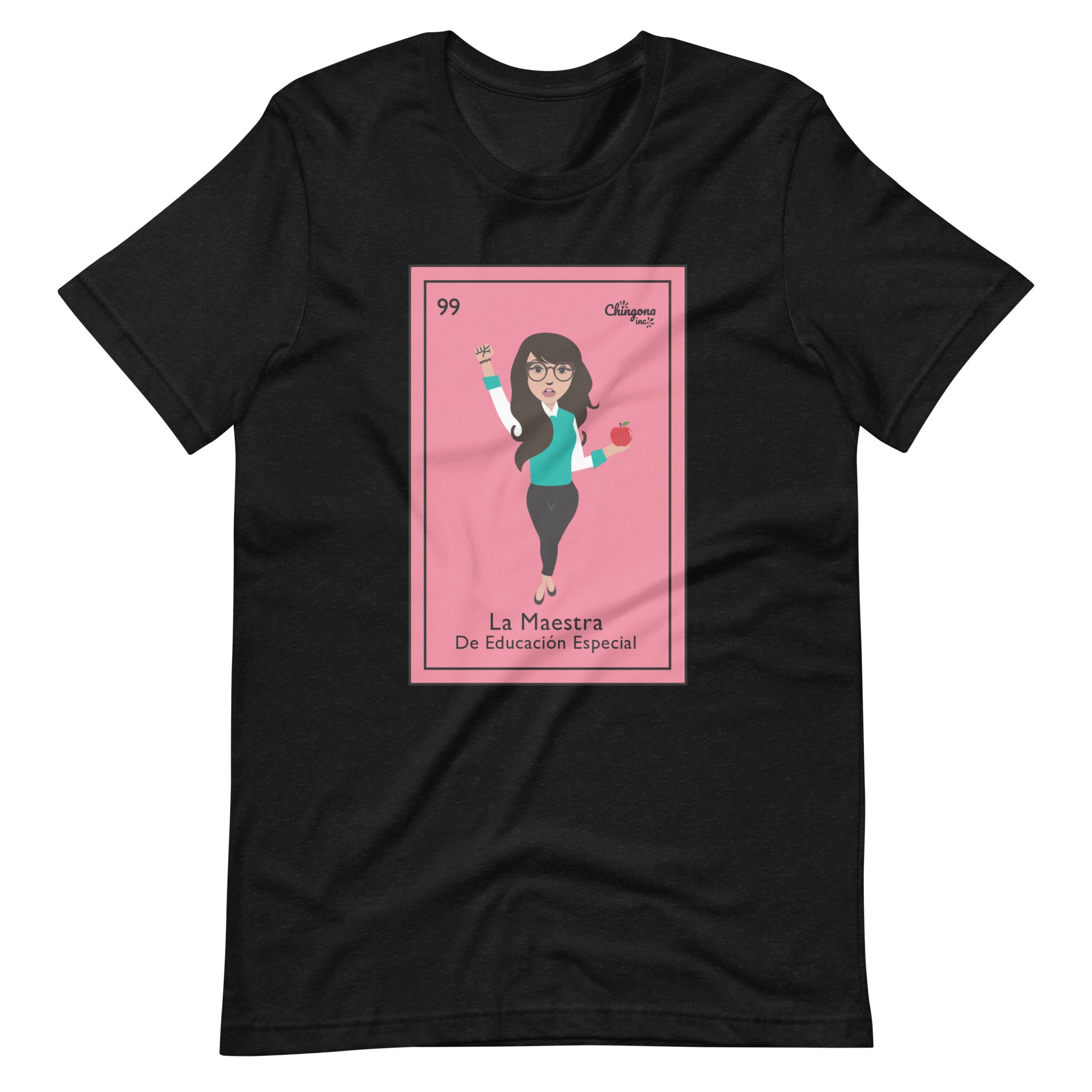 La Maestra De Educación Especial Mexican Loteria T-Shirt