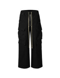 NYLON DRAWSTRING CARGO PANTS