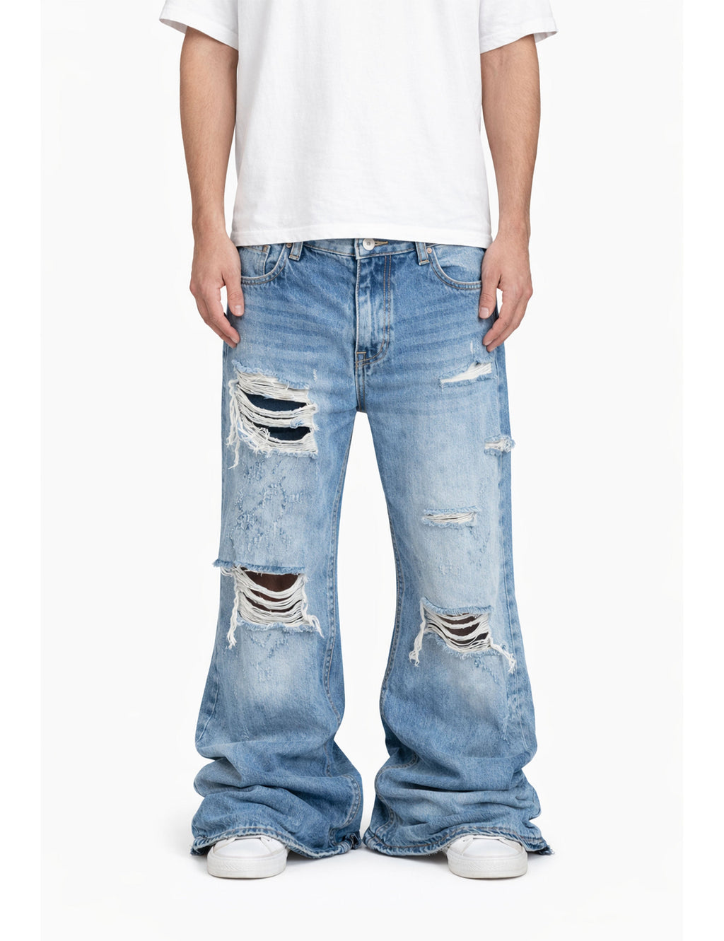 AZUL DESTRUCTION DENIM