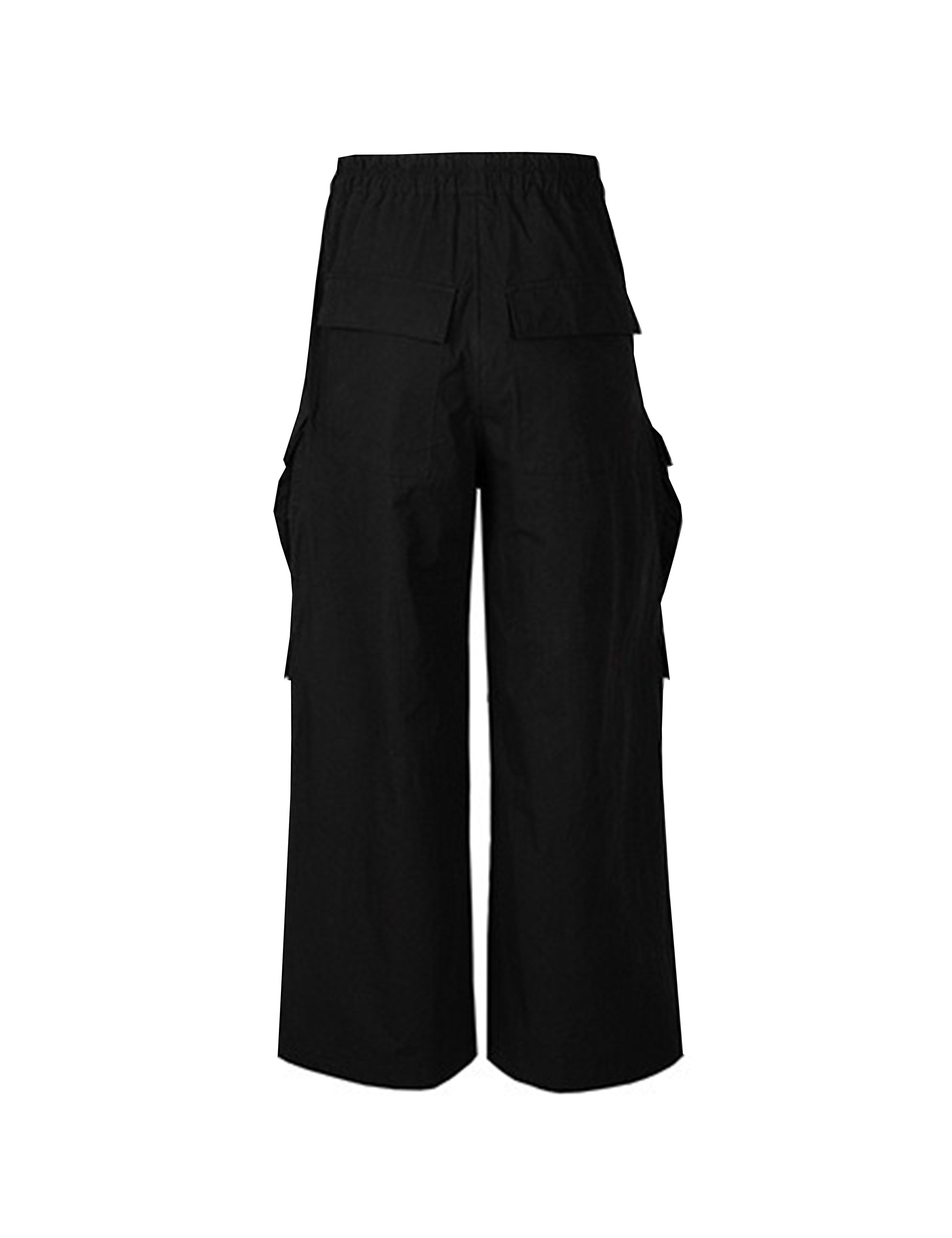 NYLON DRAWSTRING CARGO PANTS