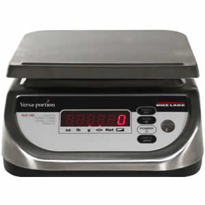 Ricelake RLP-15S Versa-portion Compact Food Scale, NTEP, Class III, 15 lb x 0.005 lb