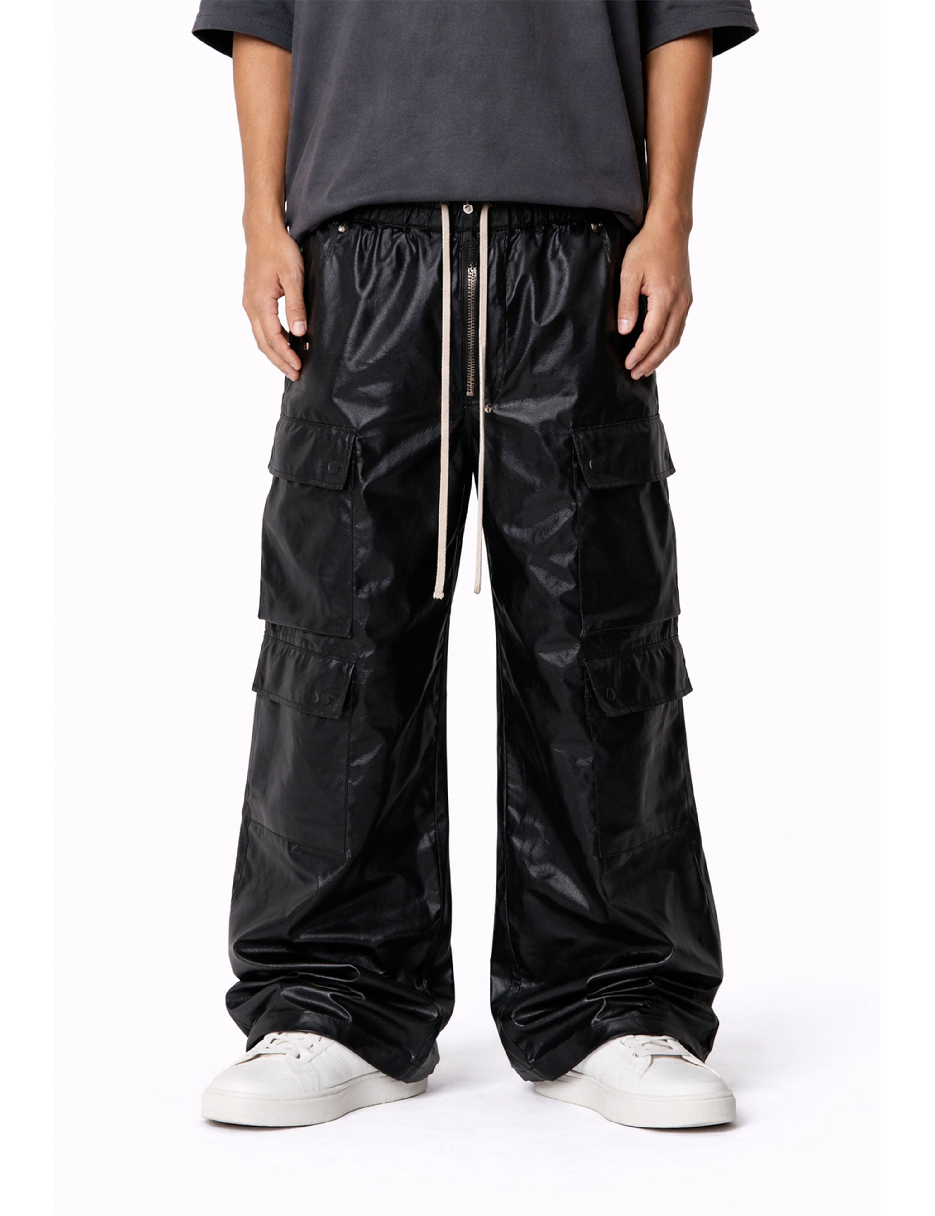 SHINE DRAWSTRING CARGO PANTS