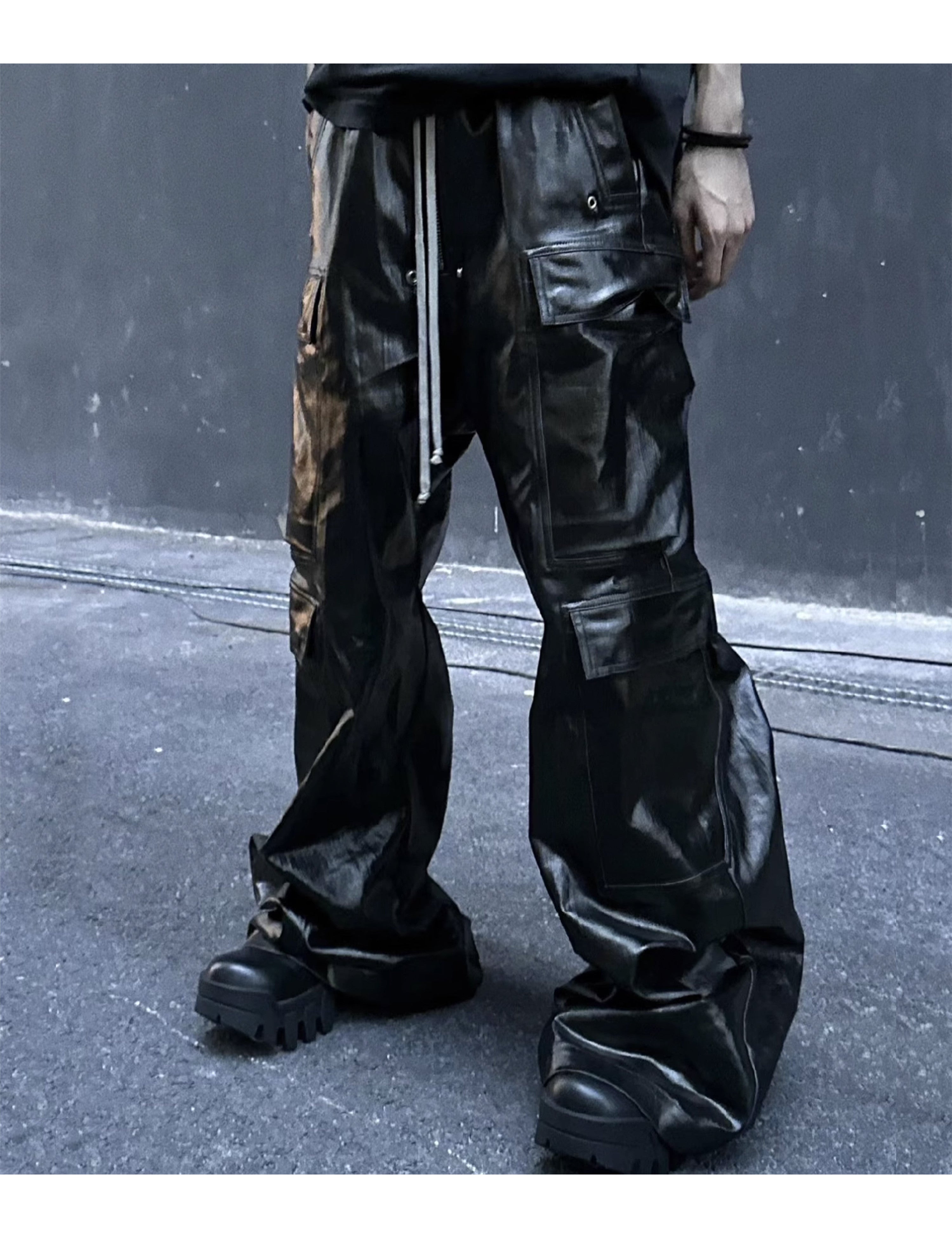 SHINE DRAWSTRING CARGO PANTS