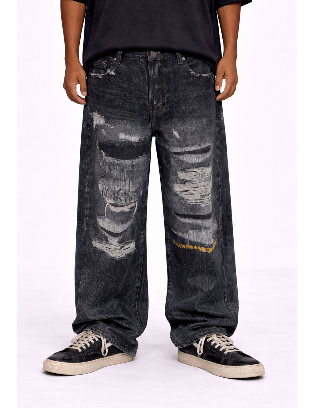 WIDEBOY SUTURE DENIM