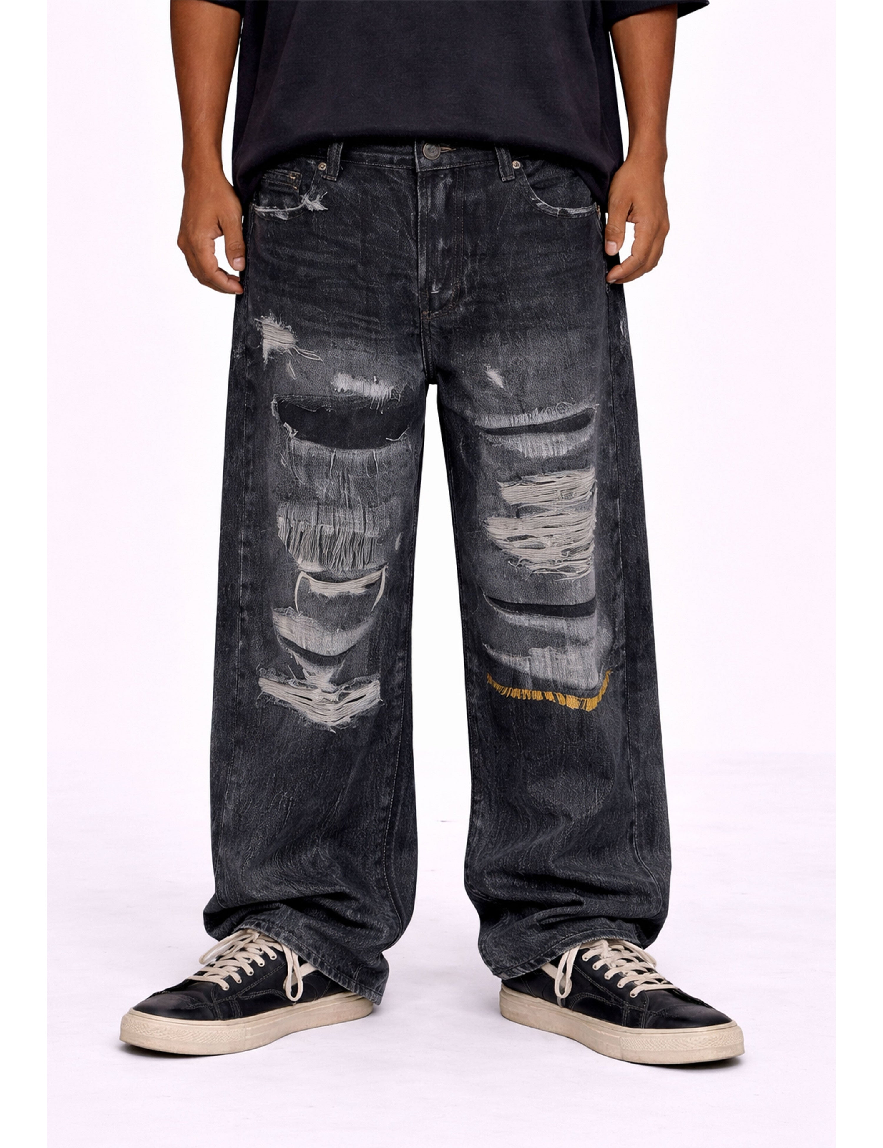 WIDEBOY SUTURE DENIM