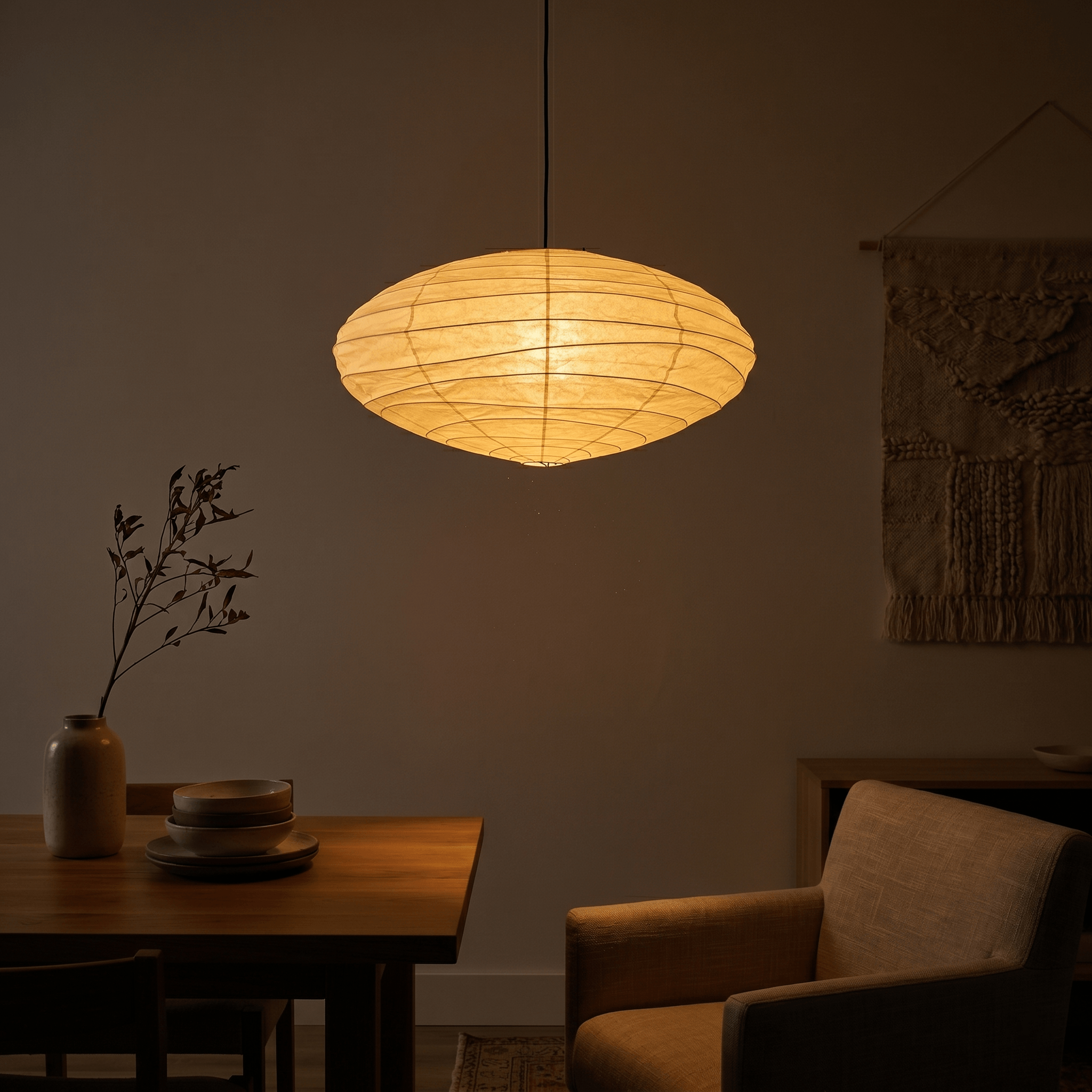 Washi Paper EN Series Pendant Light