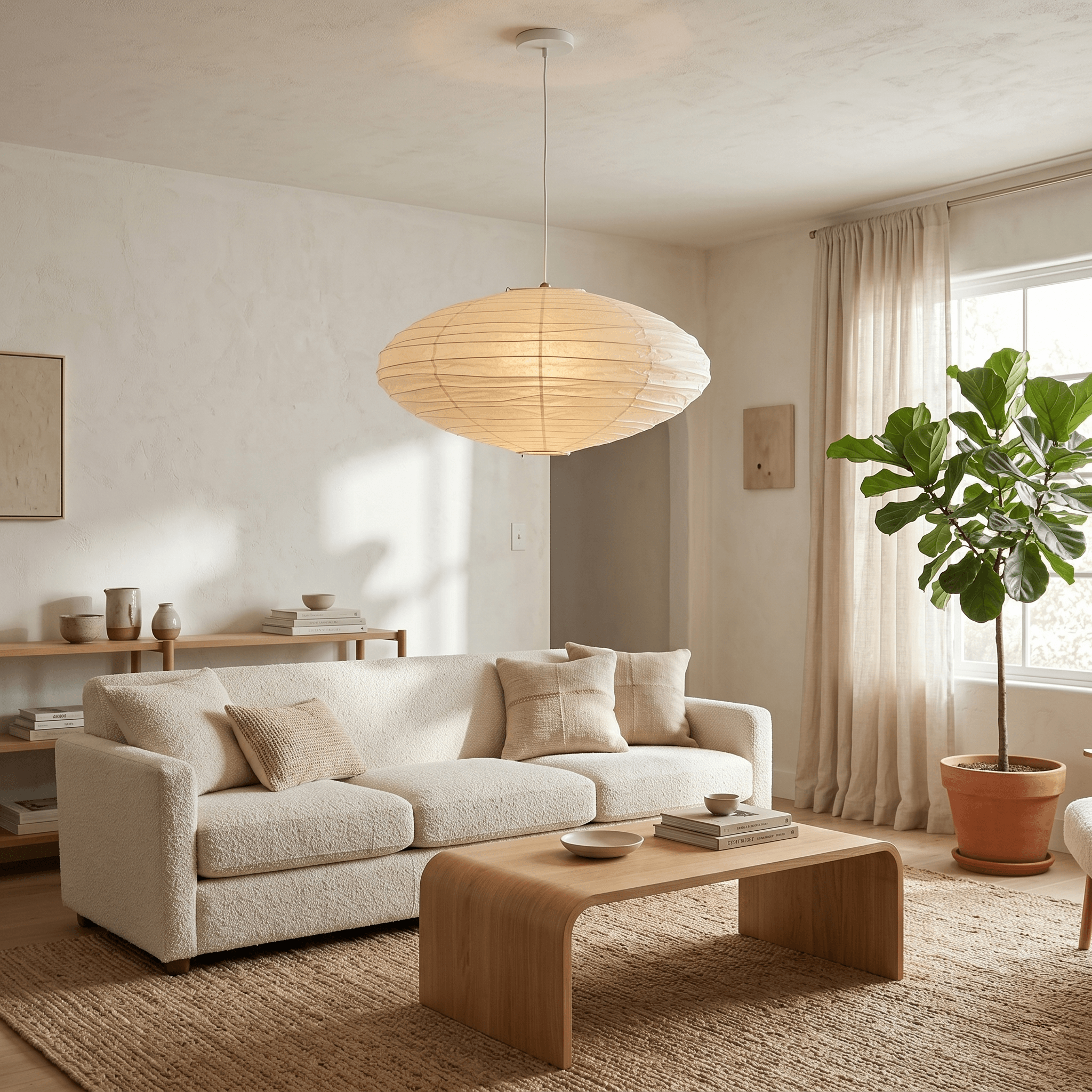 Washi Paper EN Series Pendant Light
