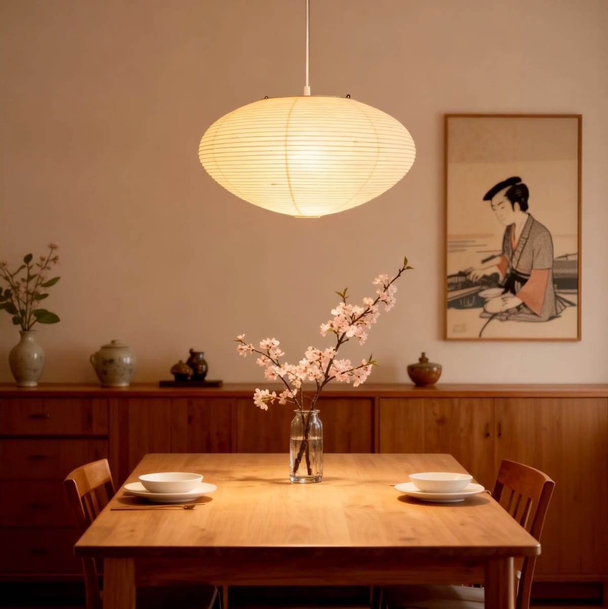 Washi Paper A Series Pendant Light