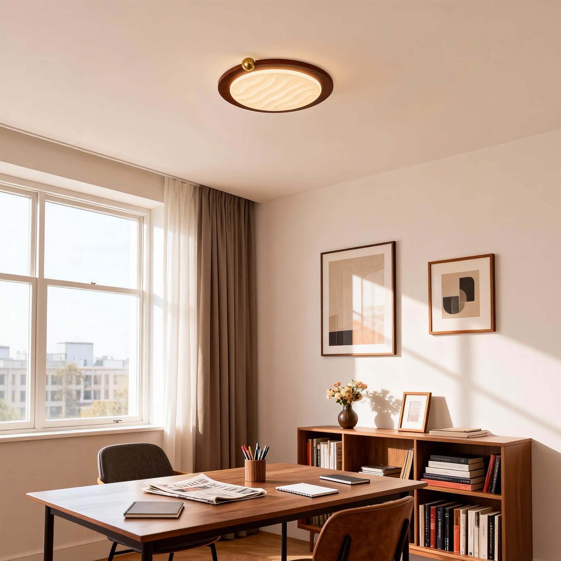 Wevre Round Ceiling Light