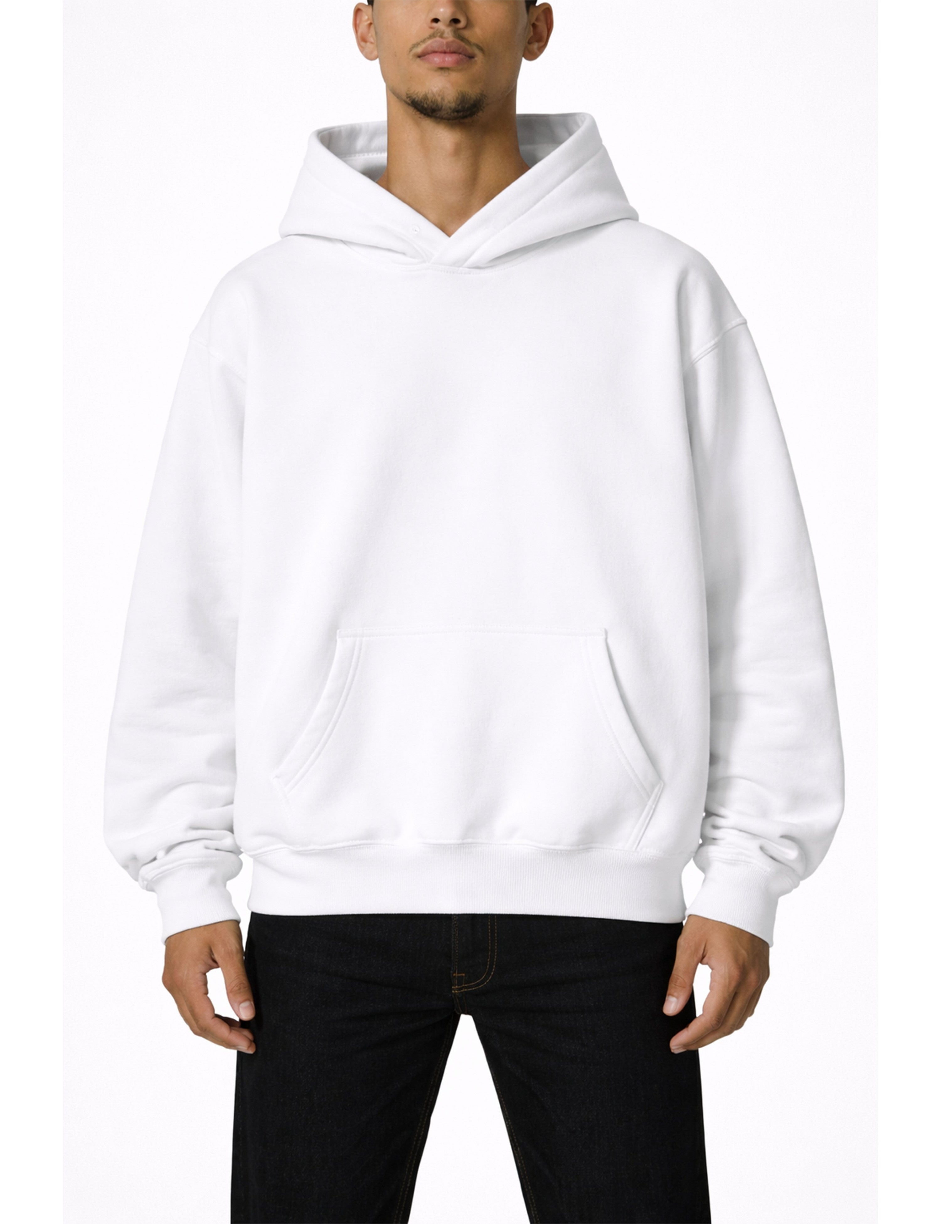 WHITE HOODIE