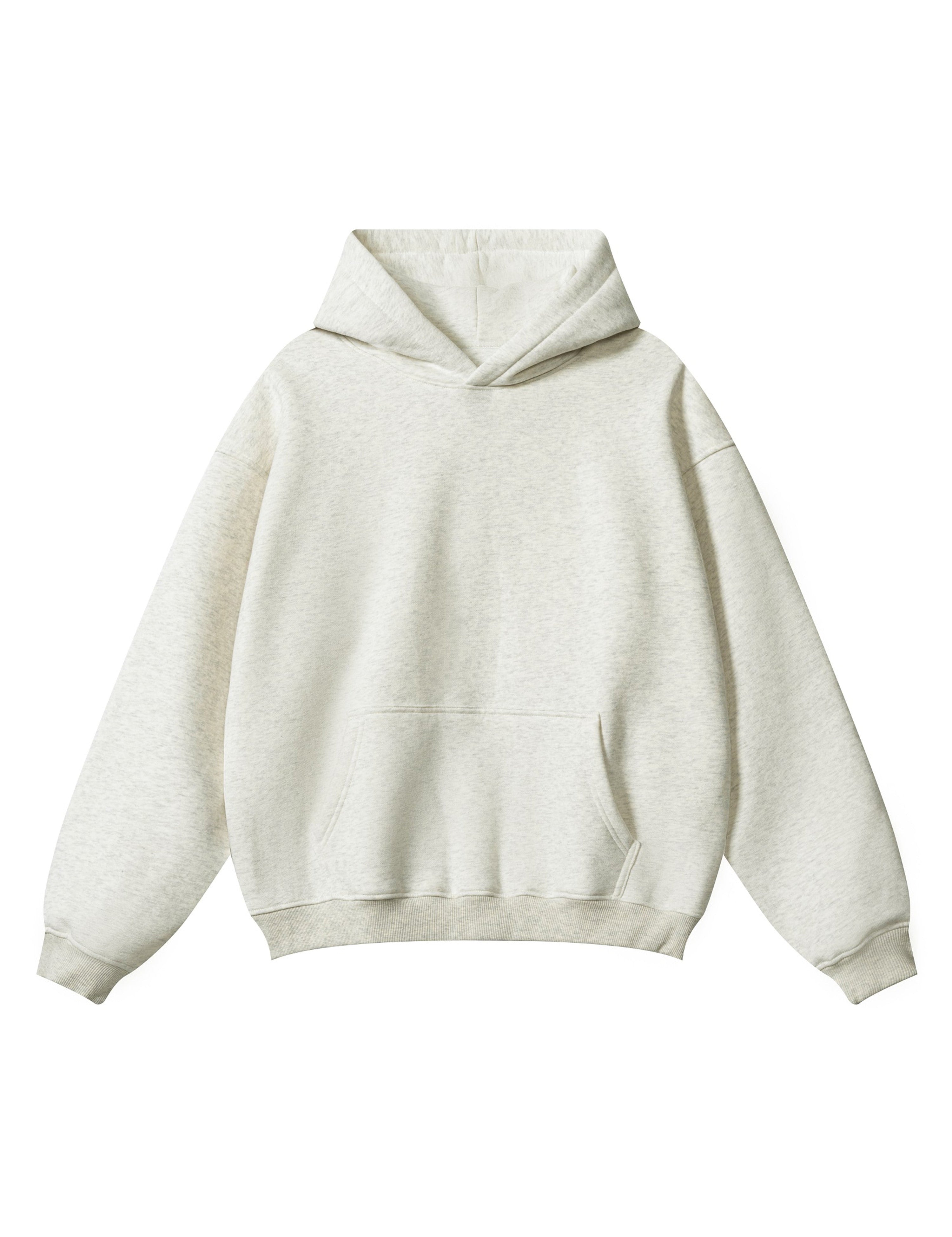 BEIGE HEATHER HOODIE