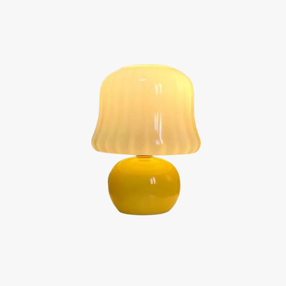 Cream Mushroom Table Lamp